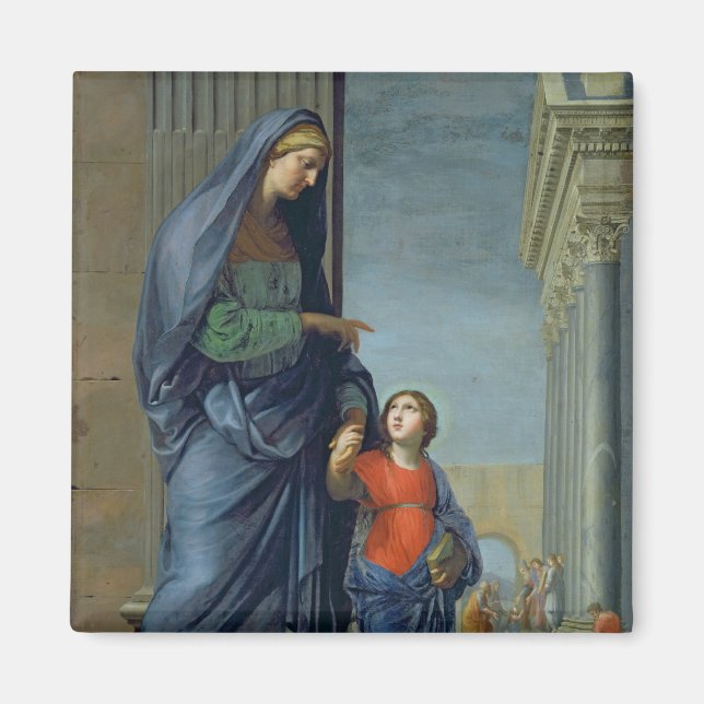 St. Anne Leading the Virgin to the Temple Magnet (Front)