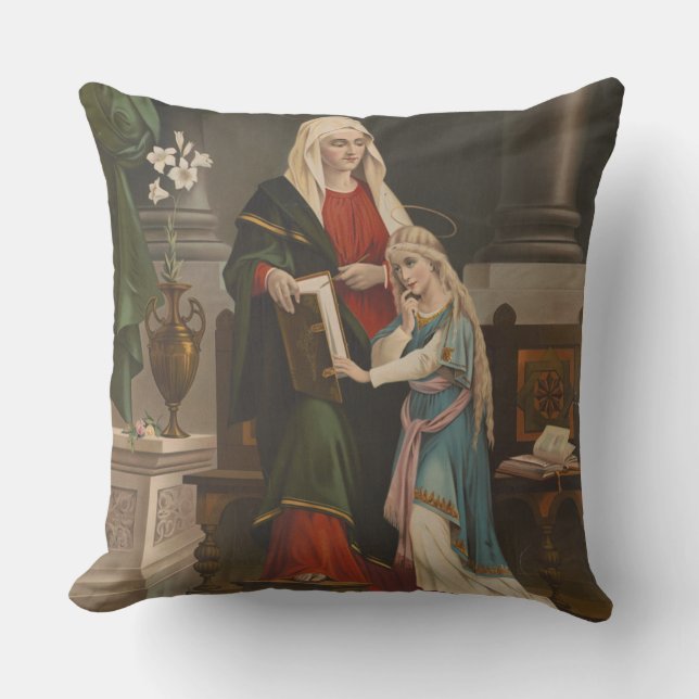 ST. ANNE - ST. PHILOMENA CUSHION (Front)