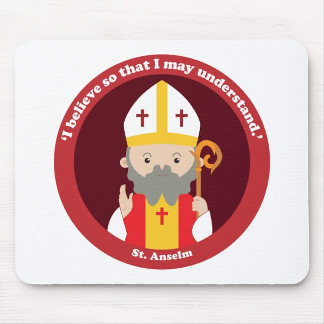 St. Anselm Mouse Pad (Front)
