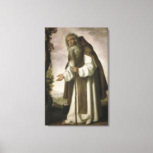 St. Anthony Dispirited, 1640 (oil on canvas) Canvas Print