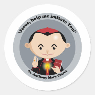 St. Anthony Mary Claret Classic Round Sticker