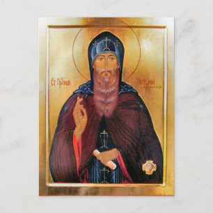 St. Anthony of Dymsk, Novgorod Icon Postcard