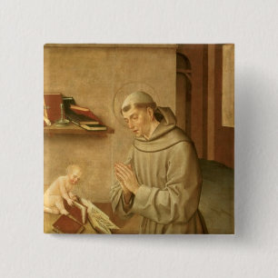 St Anthony of Padua 15 Cm Square Badge