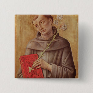 St. Anthony of Padua 15 Cm Square Badge