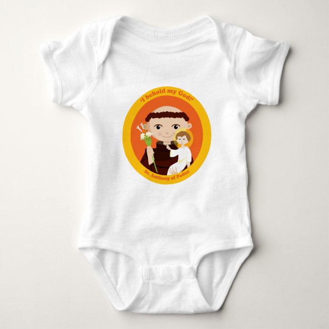 St. Anthony of Padua Baby Bodysuit (Front)