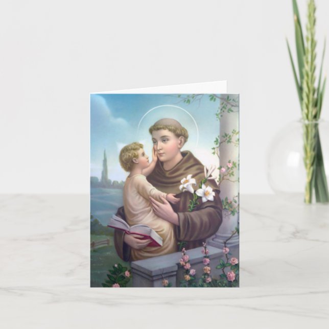 St. Anthony of Padua Card (Front)