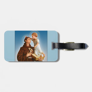 ST. ANTHONY OF PADUA—NEVER LOSE YOUR BAGS! LUGGAGE TAG