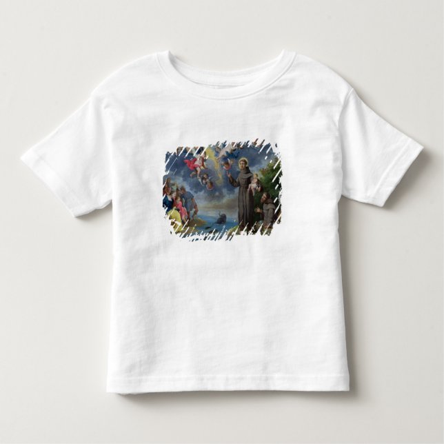 St. Anthony of Padua Preaching to the Fish Toddler T-Shirt (Front)