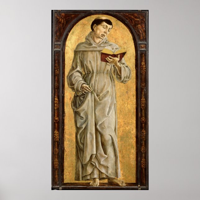 St. Anthony of Padua  Reading Poster (Front)