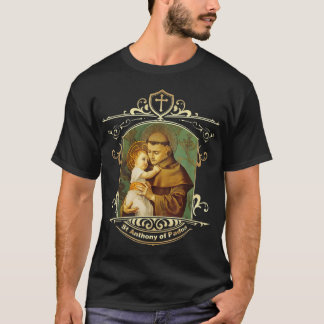 St Anthony of Padua Vintage Catholic Saint Infant T-Shirt
