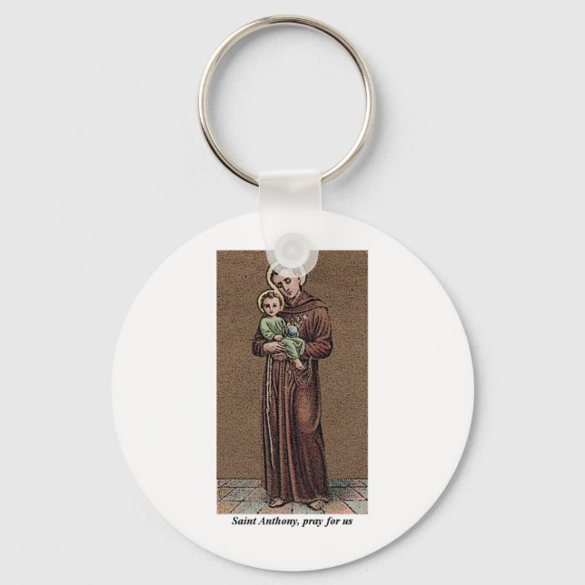 St. Anthony Pray For Us Key Ring (Front)