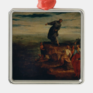 St. Anthony Preaching to the Fish, c.1580 Metal Tree Decoration