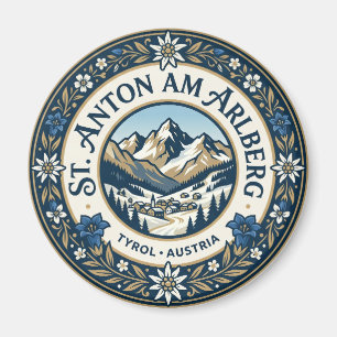 St. Anton am Arlberg Austria Magnet