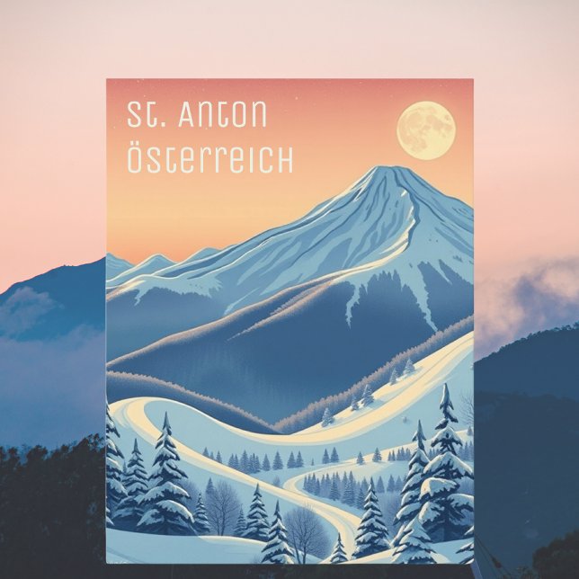 St. Anton Austria Europe ski vacation Postcard (Creator Uploaded)