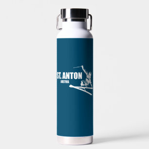 St. Anton Austria Skier Water Bottle