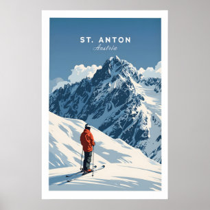 St Anton Ski Print 1