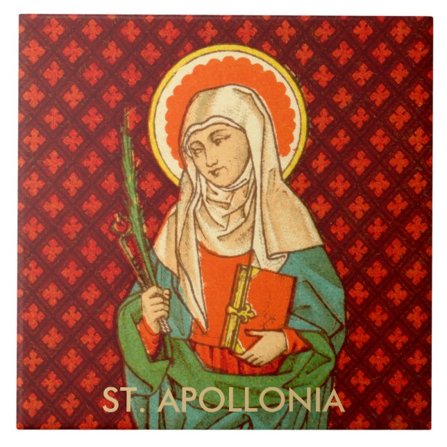 St. Apollonia (VVP 001) Ceramic Tile #1 (Front)