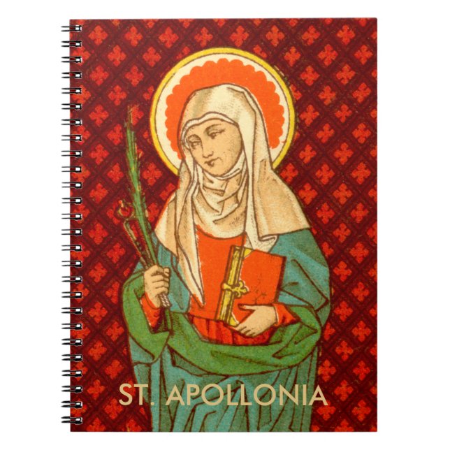 St. Apollonia (VVP 001) (Style #1) Spiral Notebook (Front)