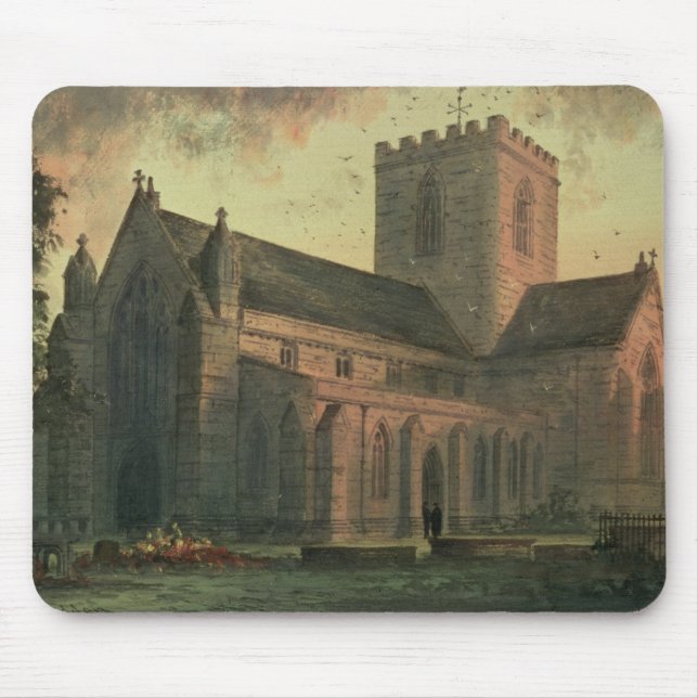 St. Asaph's Cathedral, View from the South-West Mouse Pad (Front)
