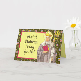St. Audrey (Etheldreda) (P 003) Card
