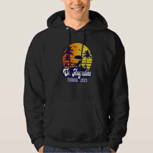 St. Augustine 2023 Florida Sunset Beach Retro Prem Hoodie