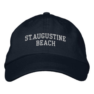 St. Augustine Beach Embroidered Baseball Hat