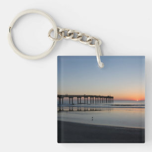St. Augustine Beach, Fl. fishing pier Key Ring