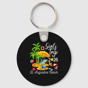 St. augustine beach florida summer tropical girls key ring
