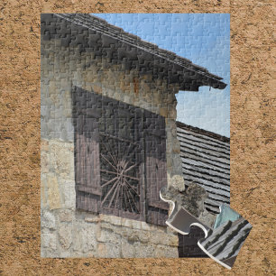 St Augustine Colonial Architectural Window Jigsaw Puzzle