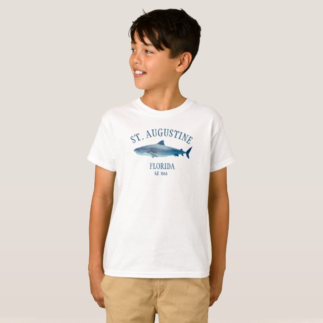 St Augustine EST 1565 Beach Kid T-Shirt (Front Full)