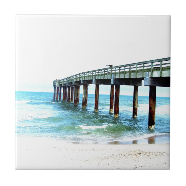 St. Augustine Fishing Pier Tile (Front)