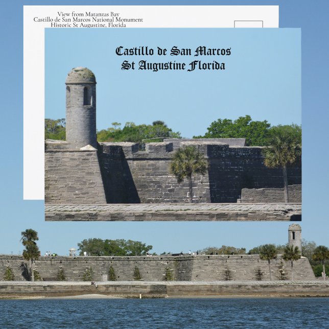 St Augustine FL Castillo de San Marcos Fortress Postcard (Creator Uploaded)