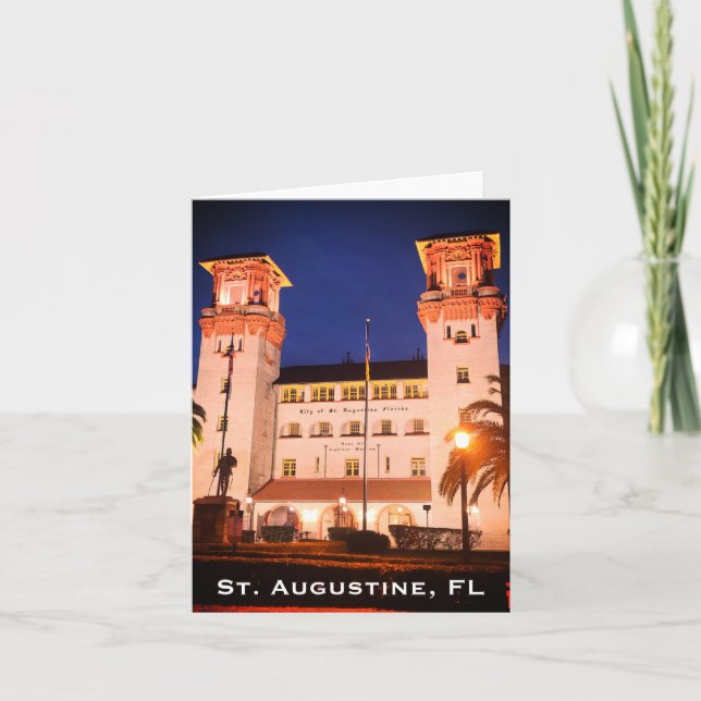 St. Augustine, FL - Hotel Alcazar Card (Front)