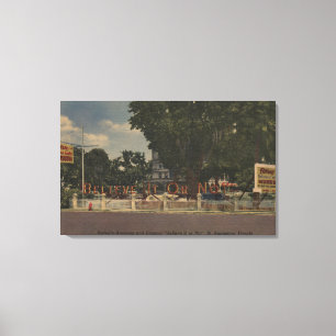 St. Augustine, FL - Ripley's Believe-it-or-Not Canvas Print