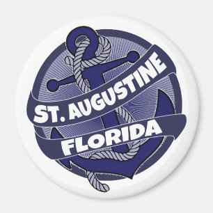 St. Augustine Florida anchor swirl magnet