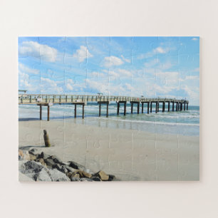 St. Augustine, Florida beach pier Jigsaw Puzzle