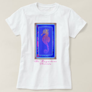 St. Augustine Florida Colourful Seahorse T-Shirt