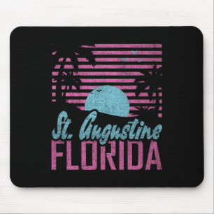 St. Augustine Florida Fl Citrus State Miami Vibes Mouse Pad