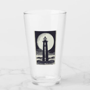 St. Augustine Florida Lighthouse Moon Glass
