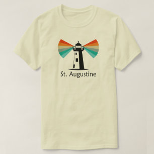 St. Augustine Florida Lighthouse Rainbow T-Shirt