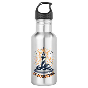 St. Augustine Florida Lighthouse Sunrise 532 Ml Water Bottle
