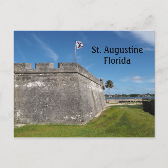 St. Augustine Florida Postcard (Front)