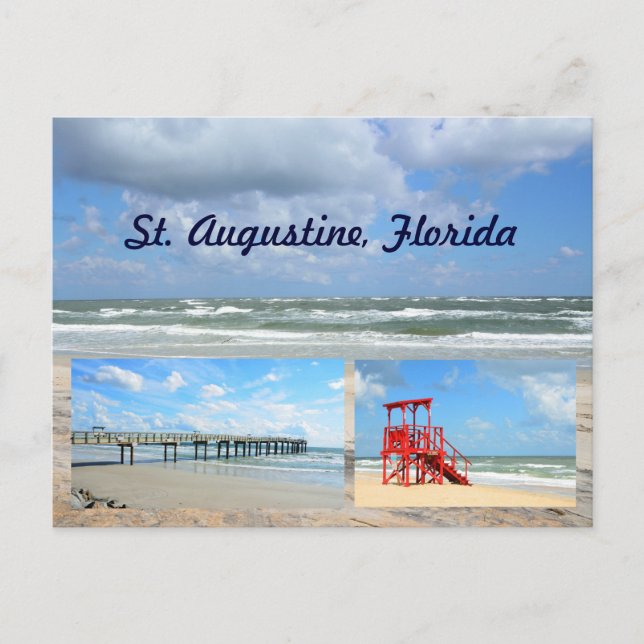 St. Augustine Florida Postcard (Front)