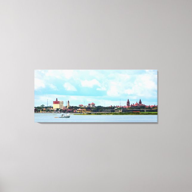 St. Augustine, Florida River View Canvas Print (Front)