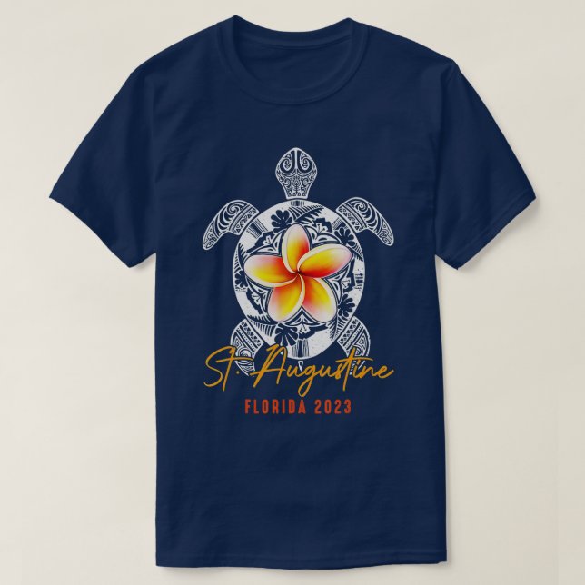 St Augustine Florida Sea Turtles Family Vacation 2 T-Shirt (Design Front)