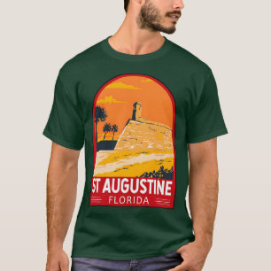 St Augustine Florida Travel Art Emblem TShirt