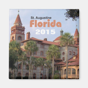 St. Augustine Florida Travel Magnet Change Year