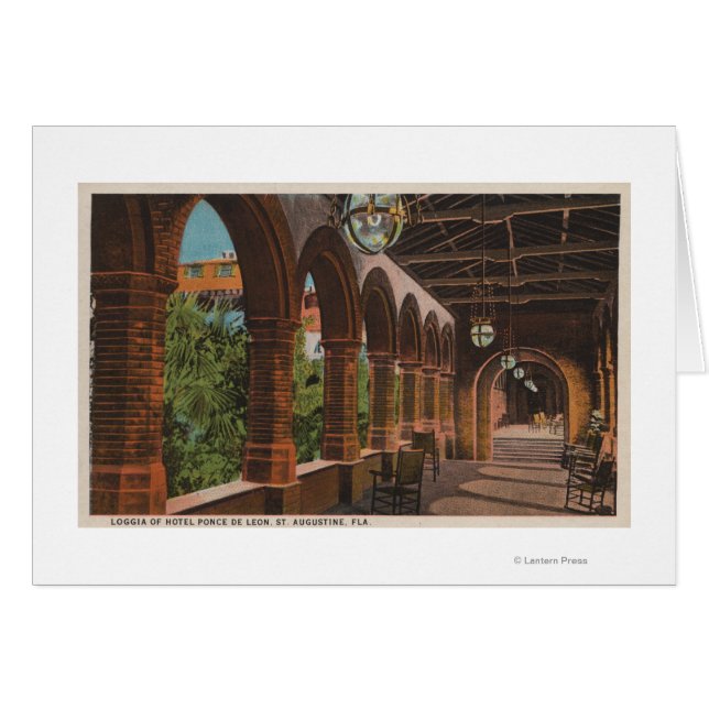 St. Augustine, Florida - View of Hotel Ponce de (Front Horizontal)