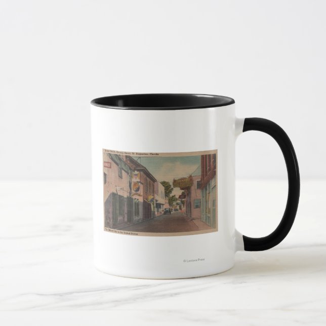 St. Augustine, Florida - View of St. George St. 2 Mug (Right)