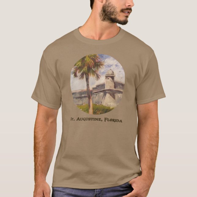 St. Augustine Fort - Castillo de san Marcos T-Shirt (Front)